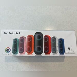 Notabrick wireless waterproof speaker